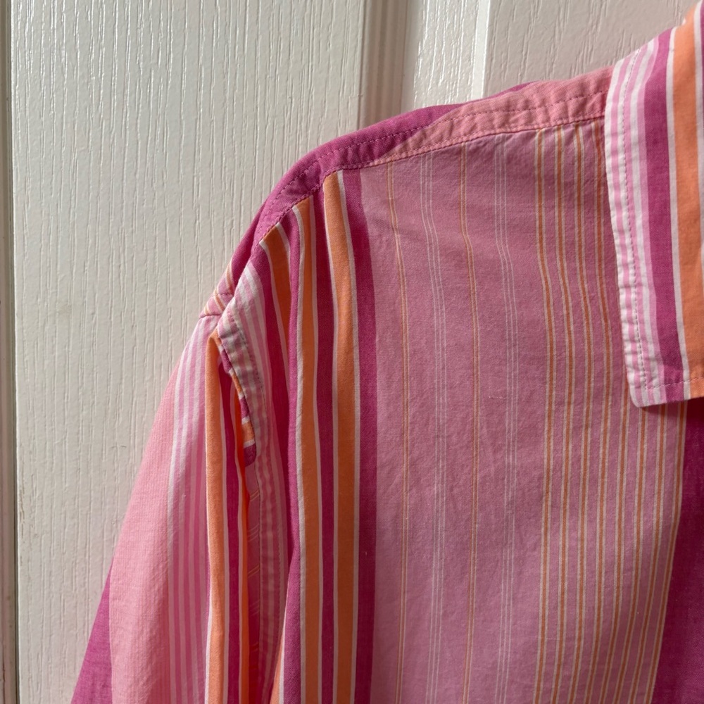 GAP Pink Striped Button-Down Shirt - Picture 6 of 16